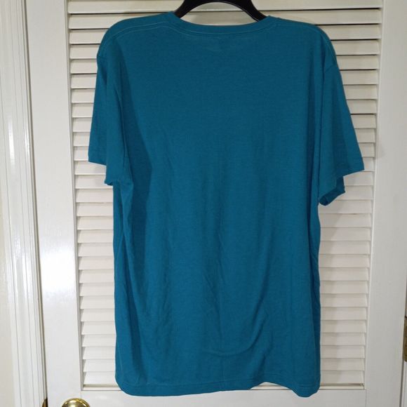 Christian T-Shirt Adult Size L Short Sleeve Green Crew Neck Gospel Jesus God - Picture 5 of 9